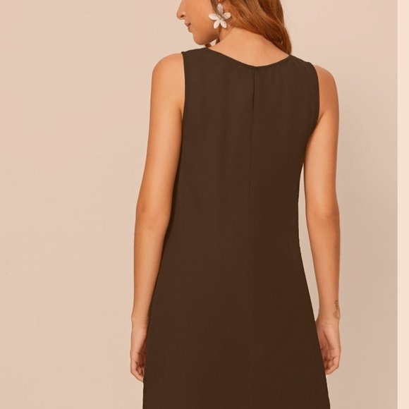 Lace Trim Sleeveless Comfy Dress - Picture 2 of 3